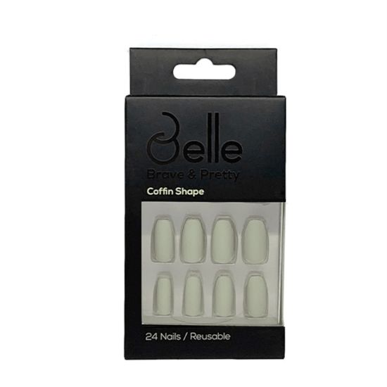 صورة أظافر صناعية بحافة مربعة - AC-00056