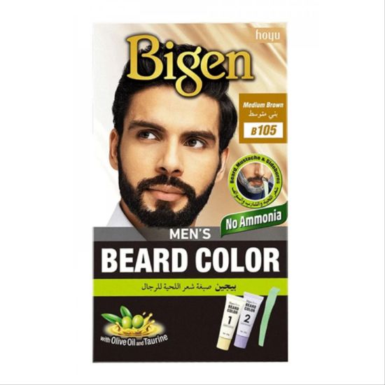 صورة بيجن صبغة شعر اللحيه للرجال بني متوسط ب  105
