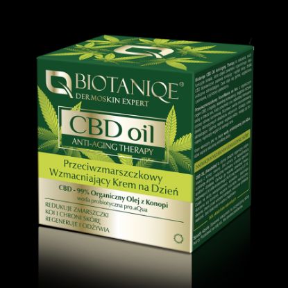 Picture of BIOTANIQE CBD OIL ANTI WRINKLE DAY CREAM 50 ML