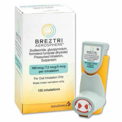Picture of BREZTRI 5/7.2/160 MCG 120 DOSES