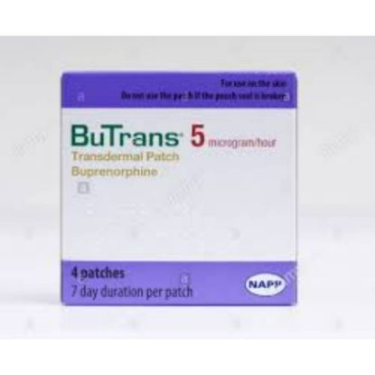 Picture of BUTRANS 5 MCG/HOUR TRANSDERMAL PATCH 4PCS