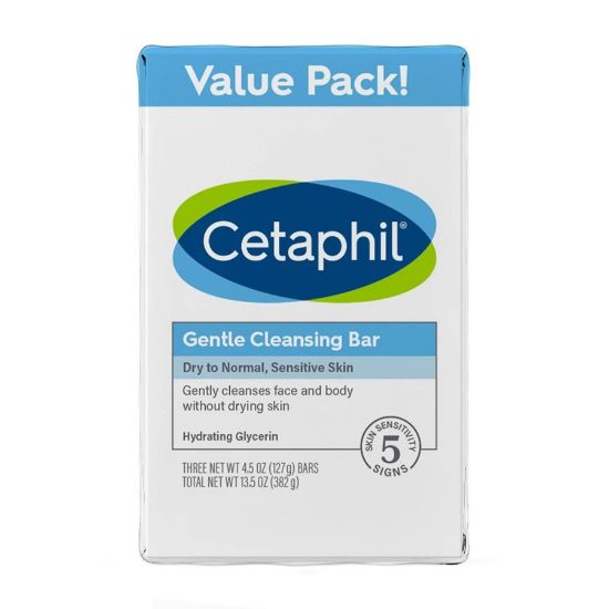 Picture of CETAPHIL GENTLE CLEANSING SOAP ECONOMICAL PACK*3