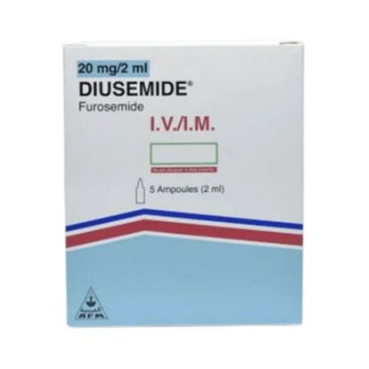 Picture of DIUSEMIDE 20MG\2ML IV\IM 5 AMP