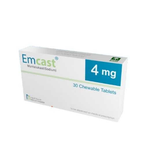 Picture of EMCAST 4 MG 30 TAB