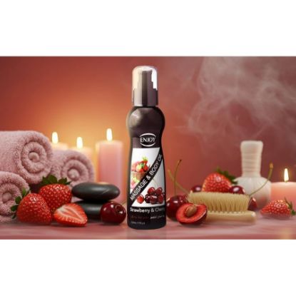 صورة 2021-0110211-323501 - انجوى زيت مساج للجسم بالفراوله والكرز 175 مل