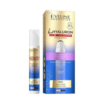 صورة Eveline Bio Hyaluron Anti Wrinkle Eye Roll On 15 Ml 741
