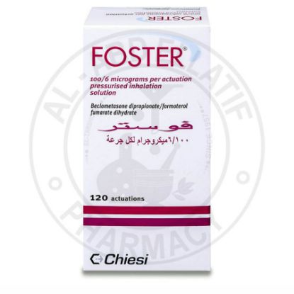 Picture of FOSTER 100/6 MICROGRAM 120 ACTUIONS