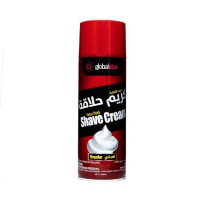 صورة جلوبال ستار رغوة حلاقة احمر ٤٠٠ مل