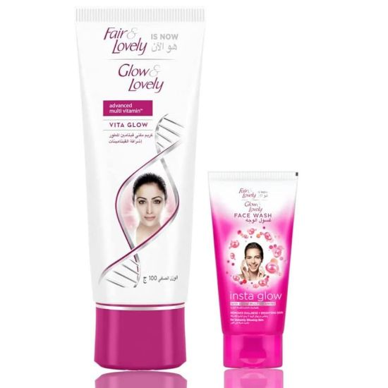 صورة غلو فلي كريم فيتامين 100 مل غسول الوجه 45 مل مجانا