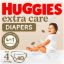 Picture of HUGGIES EXTRA CARE 4 VALUE PACK 2 X 40 - 40101