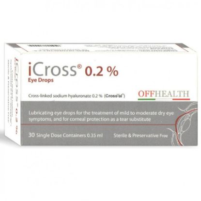 Picture of ICROSS 0.2 % EYE DROPS 30 SDU