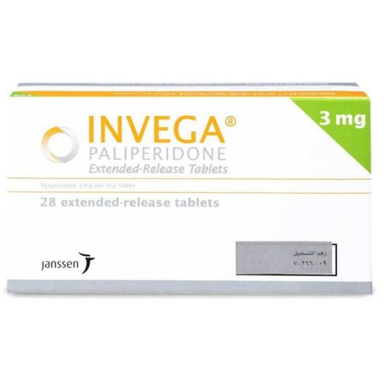 Picture of INVEGA 3MG 28TAB WS
