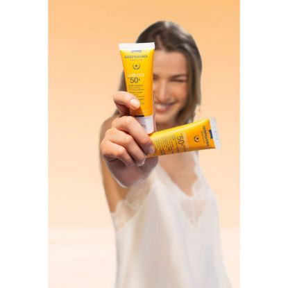 صورة إيزيس واقي شمس  لوشن 50 معامل حماية 100 مللي عبوة ترويجية