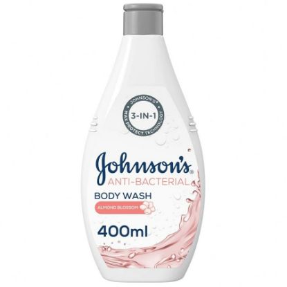Picture of JOHNSON ANTI BACTERIAL B.WASH ALMOND BLOSSOM 400 ML 31113-58
