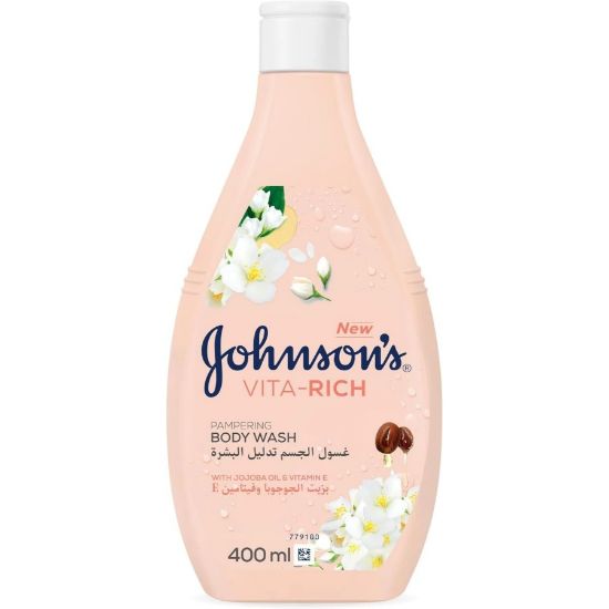 Picture of JOHNSON BODY WASH WITH VITAMIN E AND JOJOBA OIL 250 ML
