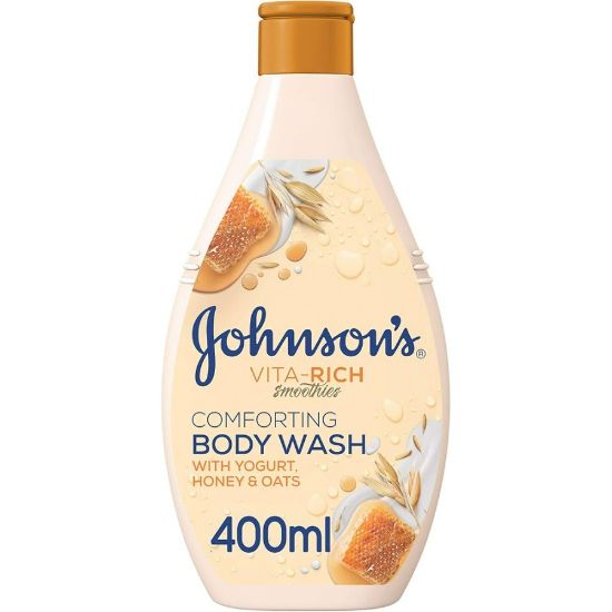 Picture of JOHNSON BODY WASH YOGURT HONEY OATS 400 ML