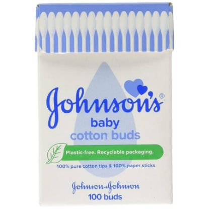 صورة جونسون اعواد قطن اذن 100 حبة