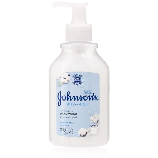 Picture of JOHNSON H WASH VITA RICH COTTON MILK 300ML 31680-722