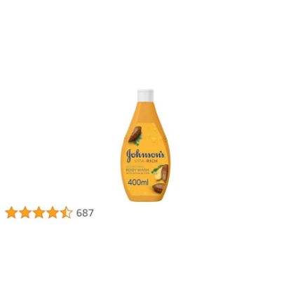 صورة 34013000 - جونسون صابون سائل للاستحمام فيتا ريتش بزبدة الكاكاو 400 مل