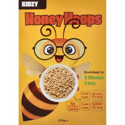 صورة Kidzy  Cornflakes Honey Hoops  8 x 375 Gr