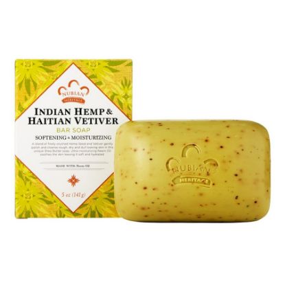 صورة نوبيان هيرتيج قالب صابون بالقنب الهندي ونجيل الهايتي 141 جم