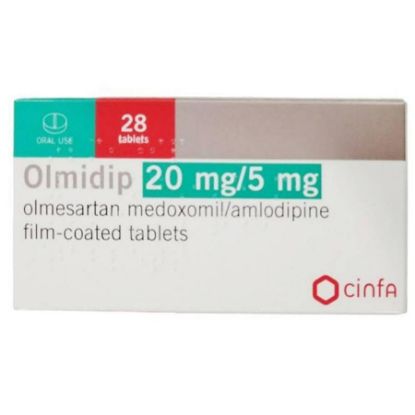 Picture of OLMIDIP 20/5 MG F.C. 28TAB
