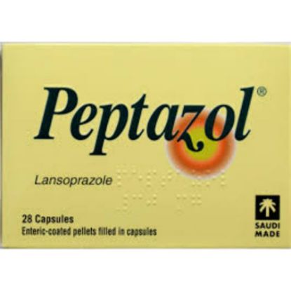 Picture of PEPTAZOL 30 MG 28 CAP