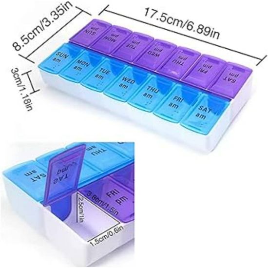 صورة NO SFDA - علبة الدواء الاسبوعي