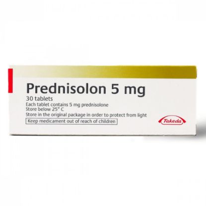 Picture of PREDNISOLON 5 MG 30 TAB