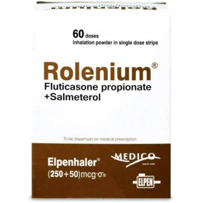 Picture of ROLENIUM 250/50 MCG ELPENHALER INHALATION POWDER