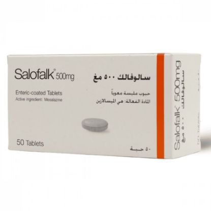 Picture of SALOFALK 500 MG 50 TAB