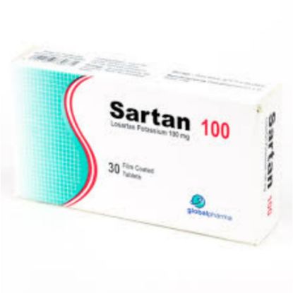 Picture of SARTAN 100 MG  30  TAB