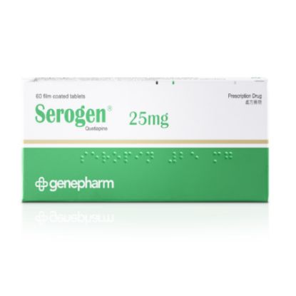 Picture of SEROGEN 25 MG F.C. 60TAB