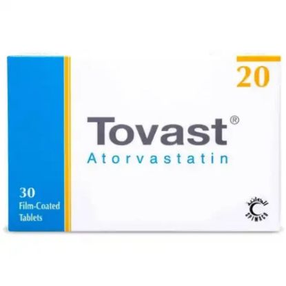 Picture of TOVAST 20 MG 30 TAB