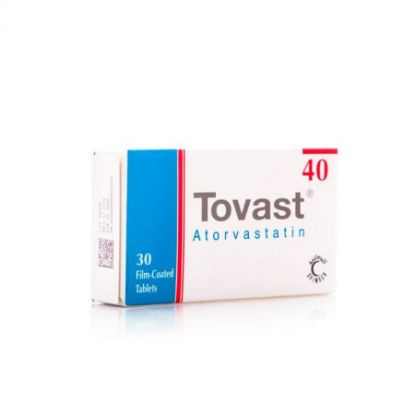 Picture of TOVAST 40 MG 30 TAB