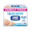 Picture of UNO PLUS PURE WATER WIPES FAMILY PACK (3X60) 180 PCS