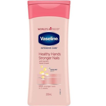 Picture of VASELINE HEALTHY HANDS STRONGER NAILS LOTION 200 ML