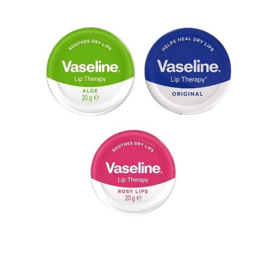 Picture of VASELINE LIP MOISTURIZING SET 3 PACKS 3*20 GRAMS