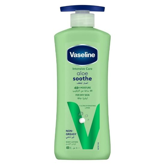 Picture of VASELINE LOTION 600 ML GREEN TO MOISTURIZE AND SOFTEN