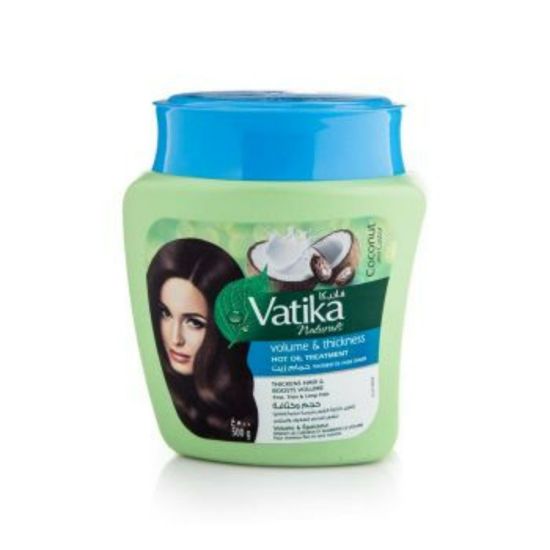 صورة VatikaHotOilTreatmentVolume&ThicknessCoconutCastorHenna