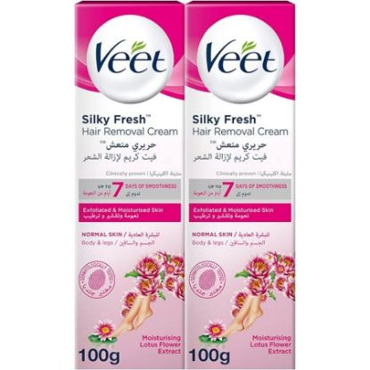 صورة Veet Hair Removal Cream Normal Skin 100Gm 2+1 Free