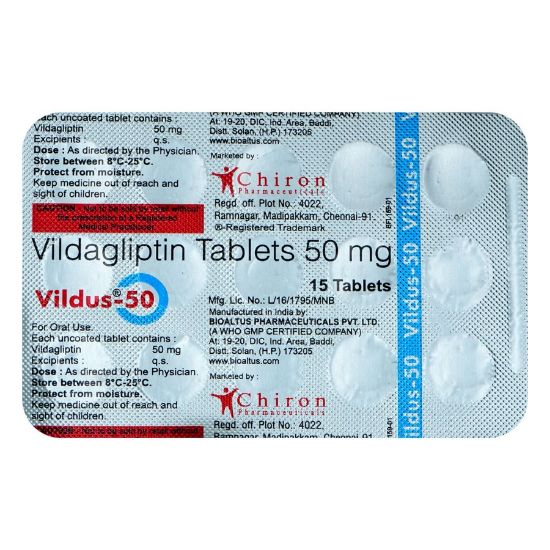 Picture of VILDUS 50 MG 60 CAP