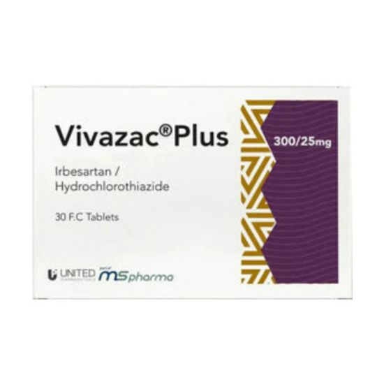 Picture of VIVAZAC PLUS 300MG/25MG F.C. 30TAB