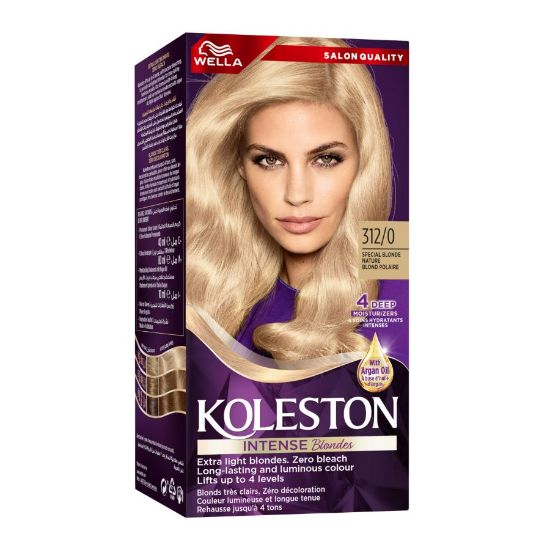 Picture of WELLA KOLESTON INTENSE HAIR COLOR 312/0 SPECIAL BLONDE KIT