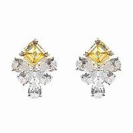 Picture of X8 BODY LUXURY ZIRCON STEEL EARRING FE542
