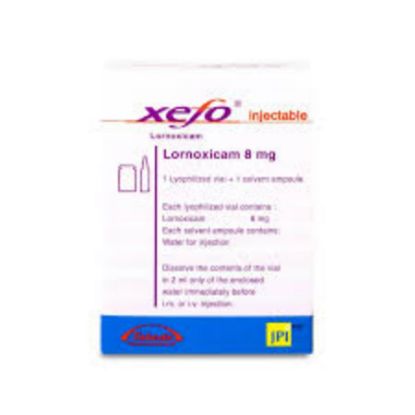 Picture of XEFO 8 MG POWDER F/ INJ 1– VAIL