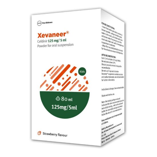 Picture of XEVANEER 125MG/5ML SUSP 80ML