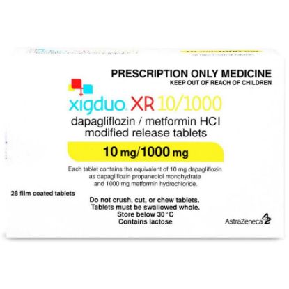 Picture of XIGDUO XR 10/1000 MG 28 TAB