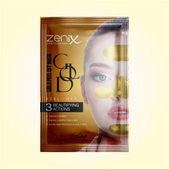 Picture of ZENIX FACE MASK GOLD PEEL OFF 1039