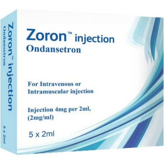 Picture of ZORON INJECTION 4 MG 2 ML X 5 AMP